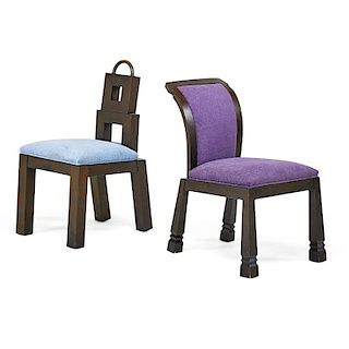 WENDELL CASTLE Two chairs
