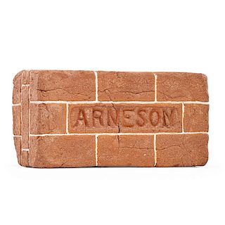 ROBERT ARNESON Brick sculpture