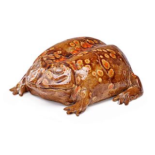 DAVID GILHOOLY Frog sculpture