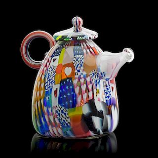 RICHARD MARQUIS Glass teapot sculpture