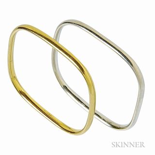 Two 18kt Gold Bangles