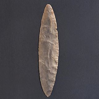 A Hornstone Bi-Pointed Knife Blade, From the Collection of Jan Sorgenfrei, Ohio