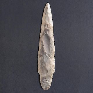 A Hornstone Beavertail Blade, From the Collection of Jan Sorgenfrei, Ohio