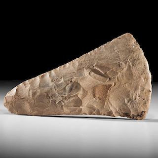 A Mill Chert Flint Hoe, From the Collection of Jan Sorgenfrei, Ohio