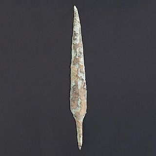 A Copper Rat-tail Spear, From the Collection of Roger "Buzzy" Mussatti, Michigan