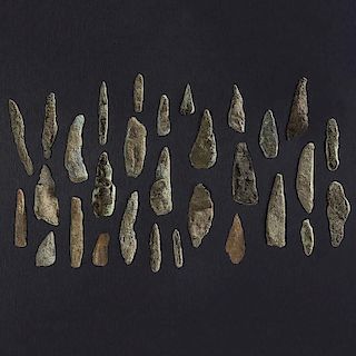 Copper Knapping Tools, From the Collection of Roger "Buzzy" Mussatti