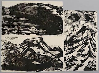 3 David Siqueiros Signed Abstract Lithographs