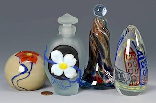 4 Richard Jolley Art Glass items