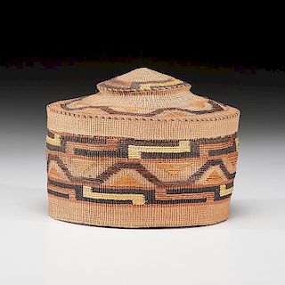 Tlingit Rattletop Basket, Property of a Midwest Collector