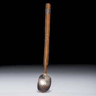 Tlingit Hammered Copper Spoon