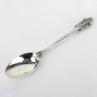 Wallace "Grand Baroque" Sterling Silver Gravy/Dressing Spoon with Button.