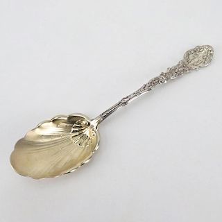Antique Gorham "Versailles" Sterling Silver Oversize Serving Spoon.