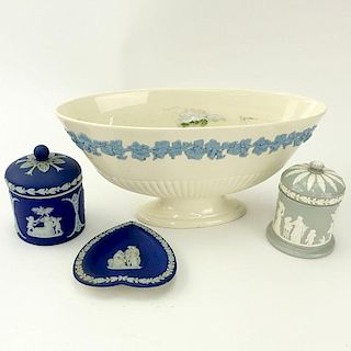 Collection of Four (4) Wedgwood Porcelain Tabletop Items.