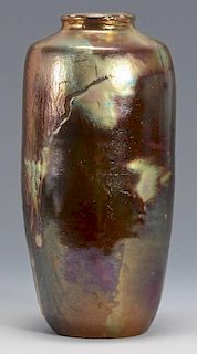 Art Pottery Iridescent Vase