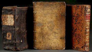 TWO 16TH AND 17TH CENTURY RELIGIOUS BOOKS