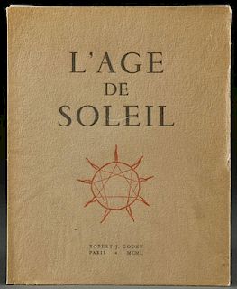 L'AGE DE SOLEIL:  ROBERT GODET-PABLO PICASSO