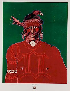 A GROUP OF FIVE FRITZ SCHOLDER SIGNED EXHIBITION