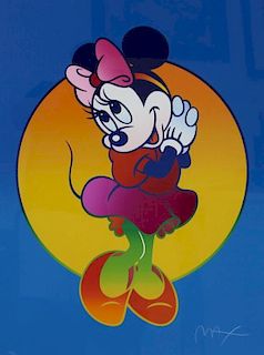 Peter Max (American b. 1937) Disney Minnie Mouse
