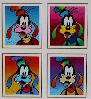 Peter Max (American b. 1937) Disney Suite: Goofy