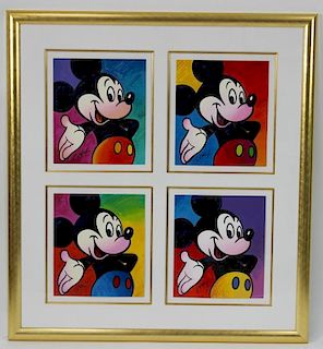 Peter Max (American b. 1937) Disney Suite: Mickey