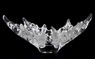 Lalique champs-elysees frosted bowl
