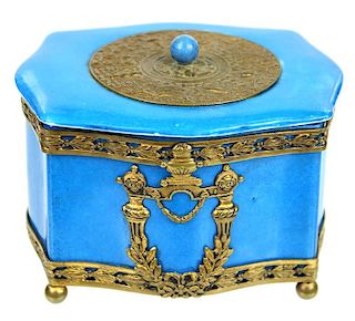 French, Bronze Vanity Box