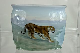 Friedrich Kaestner Tiger Vase