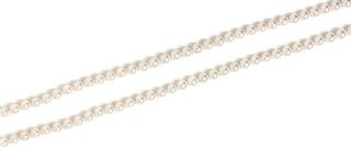 A Single Strand Cultured Pearl Necklace, 51.80 dwts.