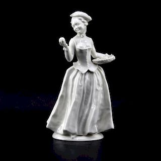 Vintage Hutschenreuther Figurine "Woman With Fruit".