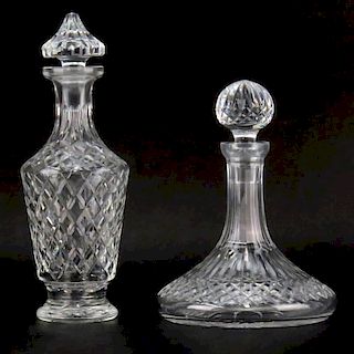 Grouping of Two (2) Waterford Cut Crystal Decanters.