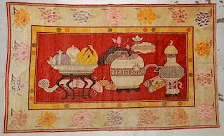 Antique Khotan Rug: 5'4'' x 8'11'' (163 x 272 cm)