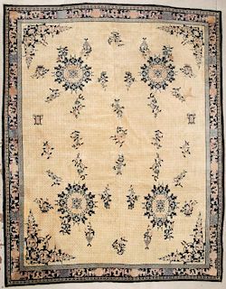 Mansion-Size Indo Chinese Rug: 11'8'' x 14'8'' (356 x 447 cm)