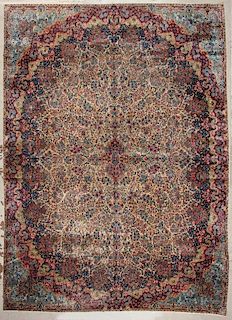 Antique Kerman Rug: 11'3'' x 15'9'' (343 x 480 cm)