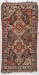 Antique Shiraz Rug: 2'11'' x 5'10'' (89 x 178 cm)