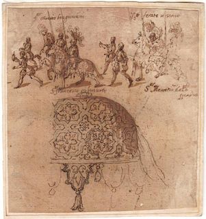 Circle of Giulio Clovio (Croatia, 1498-1578)- Ink
