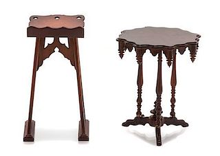 Two Victorian Style Furniture Articles, Height 2 1/2 x diameter 2 inches