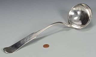 Guelberth MO Coin Silver Soup Ladle