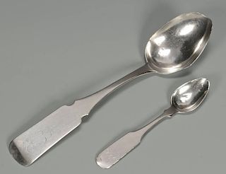 2 Ringo TN Coin Silver Spoons