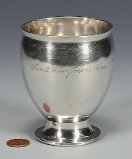 Merriman TN Coin silver Cup