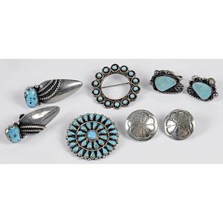 Group of Silver Southwestern Jewelry
