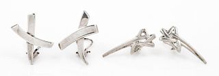 A Collection of Sterling Silver Earclips, Paloma Picasso for Tiffany & Co., 11.00 dwts.