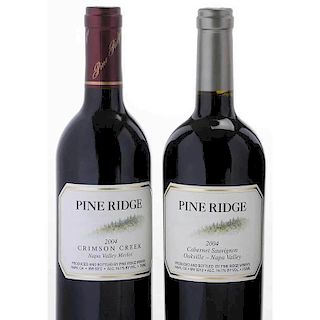 Eighteen Bottles of Pine Ridge Vineyards