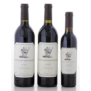 Three Bottles of Stag's Leap Wine Cellars