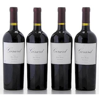 Four Bottles of 2000 Girard Red