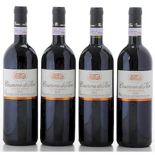 Four Bottles of 2001 Casanova di Neri