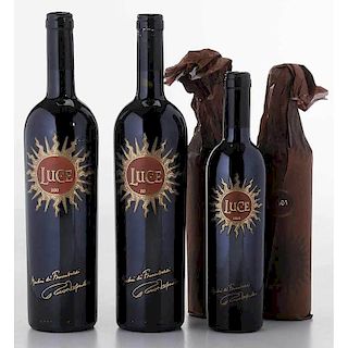Five Bottles of 2001 Luce della Vite 'Luce'