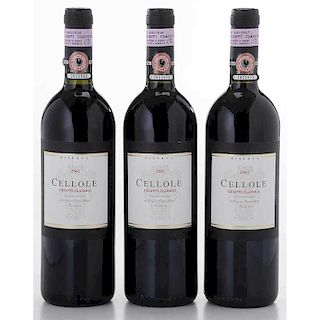 Three Bottles of 2001 San Fabiano Calcinaia
