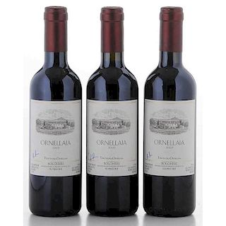 Three Half-Bottles of 2002 Ornellaia