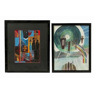 Two Frank La Pena (California, b.1937) Paintings