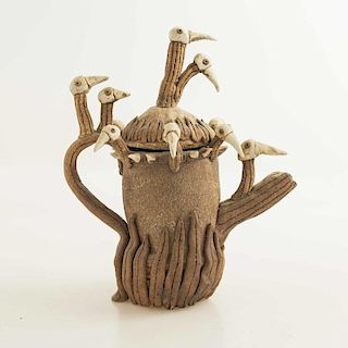 Suzanne Adan (California, 20th c) Ceramic Teapot